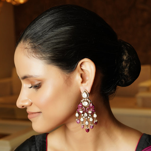 Jeevika 22k Gold Plated Earring