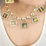 22k Gold Plated Krishna Murali Necklace Set