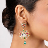 22k Gold Plated Sankranti Zohra Earring