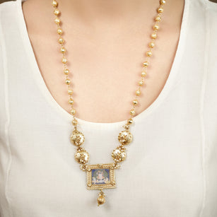 22k Gold Plated Krishna Raagya Necklace