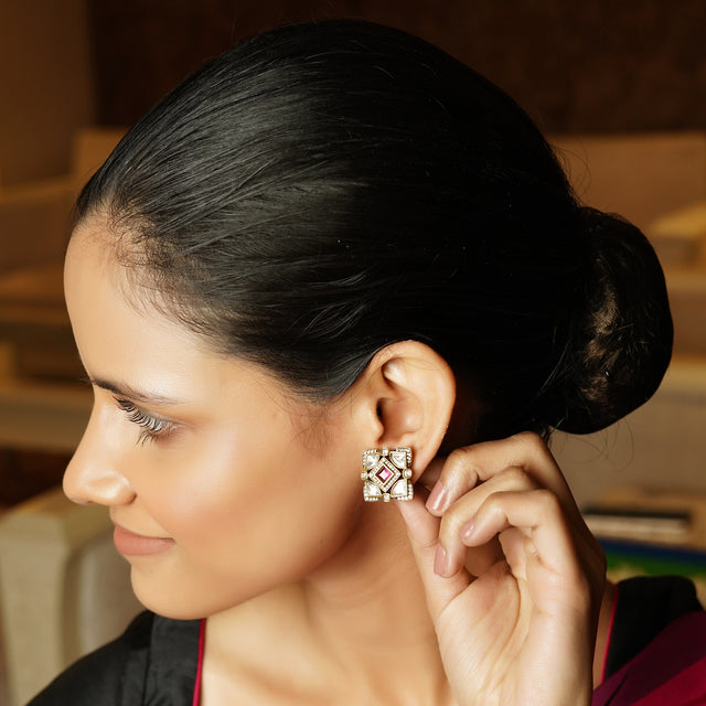 Megha 22k Gold Plated Earring