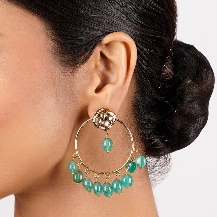 22k Gold Plated Sankranti Brinda Earring