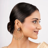 22k Gold Plated Sankranti Gitali Earring