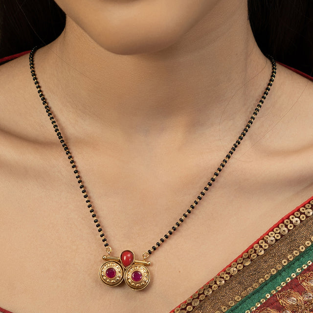 22k Gold Plated Roshini Mangalsutra