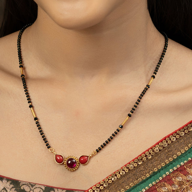 22k Gold Plated Mohini Mangalsutra