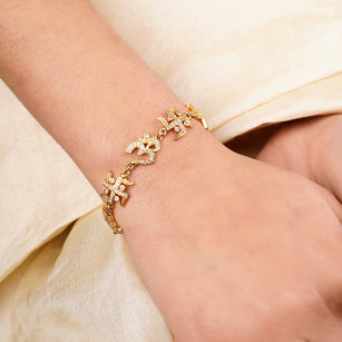 22k Gold Plated Sankranti Lalana Bangle