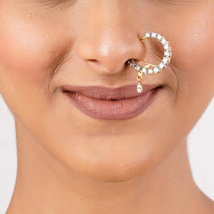 22k Gold Plated Sankranti Manjari Nosepin