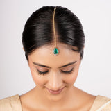 22k Gold Plated Sankranti Vanshika Tikka