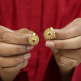 Rishiti 22k Gold Plated South Earcuff