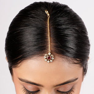 22k Gold Plated Sankranti Avarna Tikka