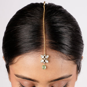 22k Gold Plated Sankranti Bhavya Tikka