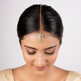 22k Gold Plated Sankranti Bhavya Tikka