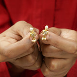 Suhavi 22k Gold Plated Zircon Earcuff