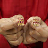 Rebecca 22k Gold Plated South Earcuff