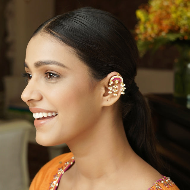 22k Gold Plated Avika Earcuff