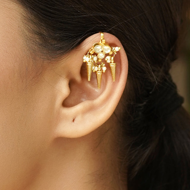 22k Gold Plated Nikita Earcuff