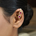 22k Gold Plated Tarika Ovala Earcuff