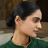 22k Gold Plated Taru Petal Earcuff
