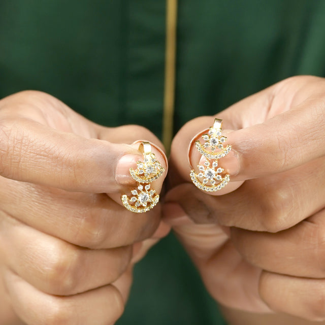 22k Gold Plated Taru Galaxy Earcuff