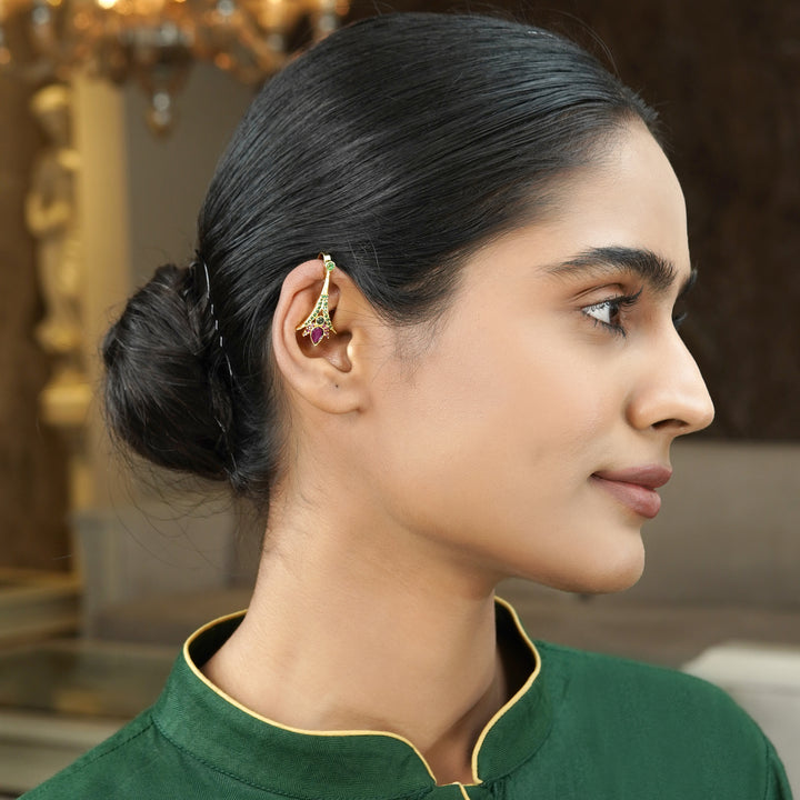 22k Gold Plated Tarika Lotus Earcuff