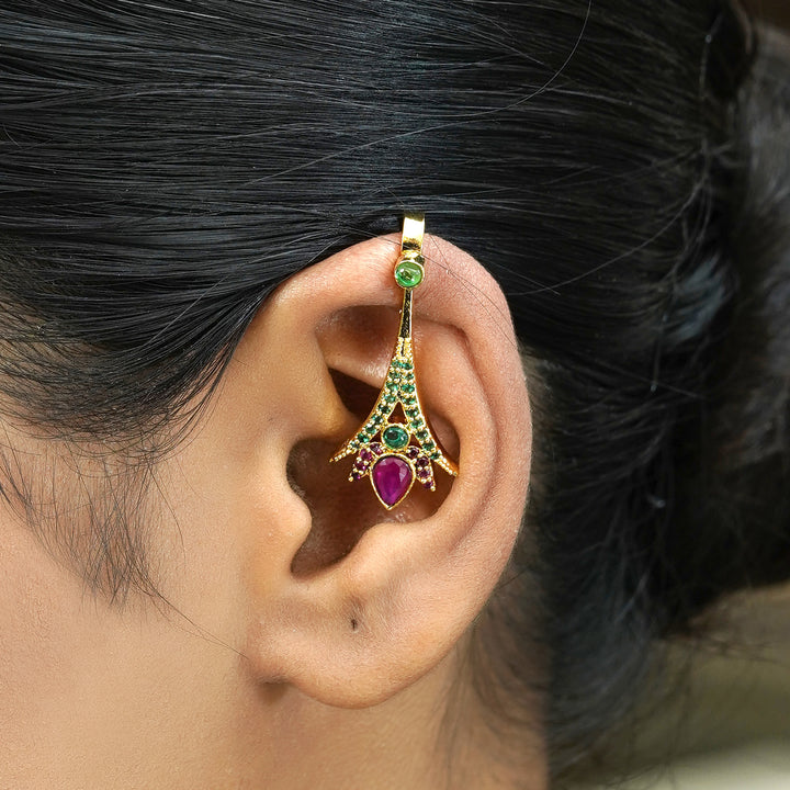22k Gold Plated Tarika Lotus Earcuff