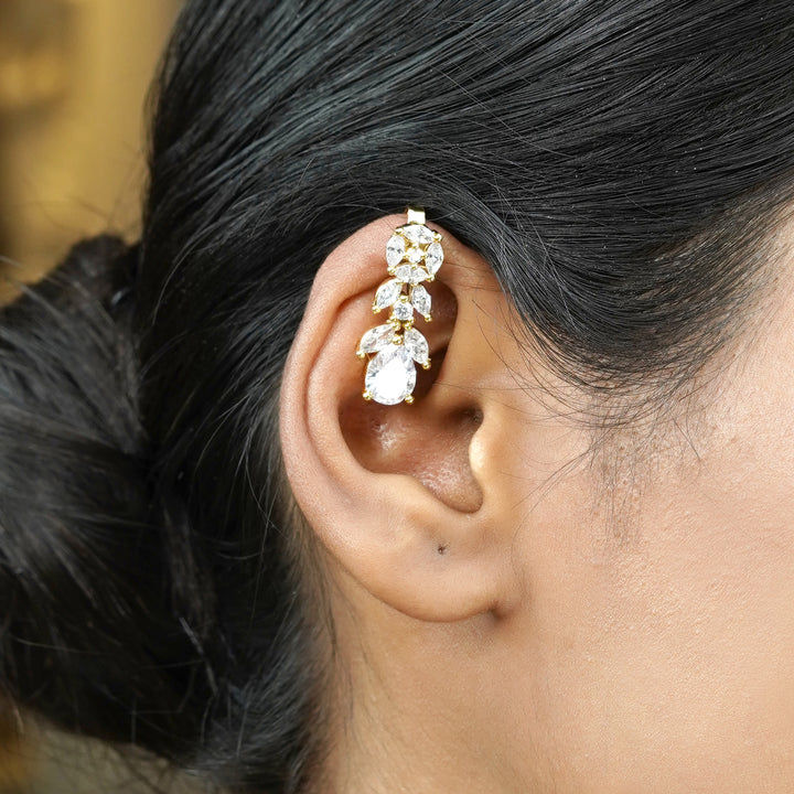 22k Gold Plated Tarika Fountain Earcuff