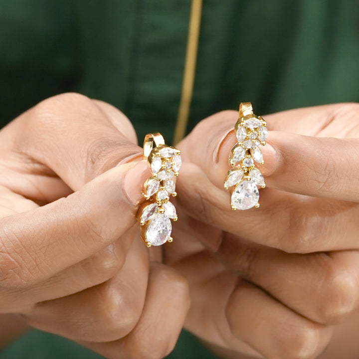 22k Gold Plated Tarika Fountain Earcuff