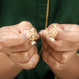 22k Gold Plated Taru Chakra Earcuff