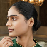 22k Gold Plated Taru Paisley Earcuff