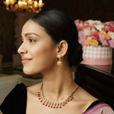 22k Gold Plated Yogita Necklace Set