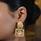 Dhrupal 22k Gold Plated Necklace Set