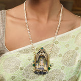 Pichwai CANVAS 22k Gold Plated Necklace Set