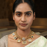 Pichwai Meghana 22k Gold Plated Necklace