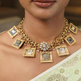 Pichwai Meghana 22k Gold Plated Necklace