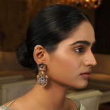 Pichwai Eshana 22k Gold Plated Earring