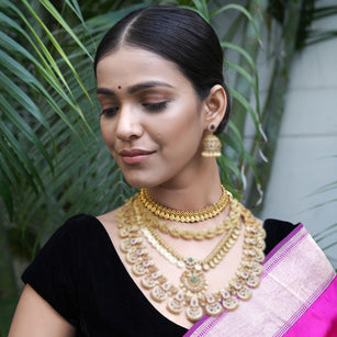 22k Gold Plated Jalsa Necklace