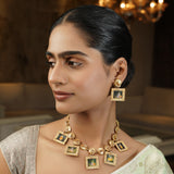 Leela 22k Gold Plated Necklace Set