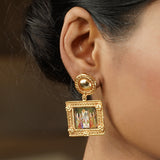 Pichwai  22k Gold Plated Necklace Set