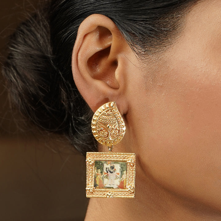 Pichwai Niharika 22k Gold Plated Necklace