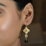 Gemstone Diti 22k Gold Plated Necklace Set