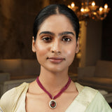 Gemstone Jaanvi 22k Gold Plated Pendant