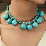 Gemstone Januja Necklace Set