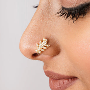 22k Gold Plated Meher Chandni Nathni