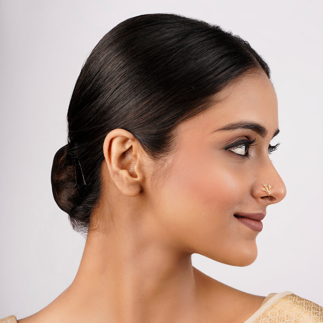 22k Gold Plated Meher Saachi Nathni