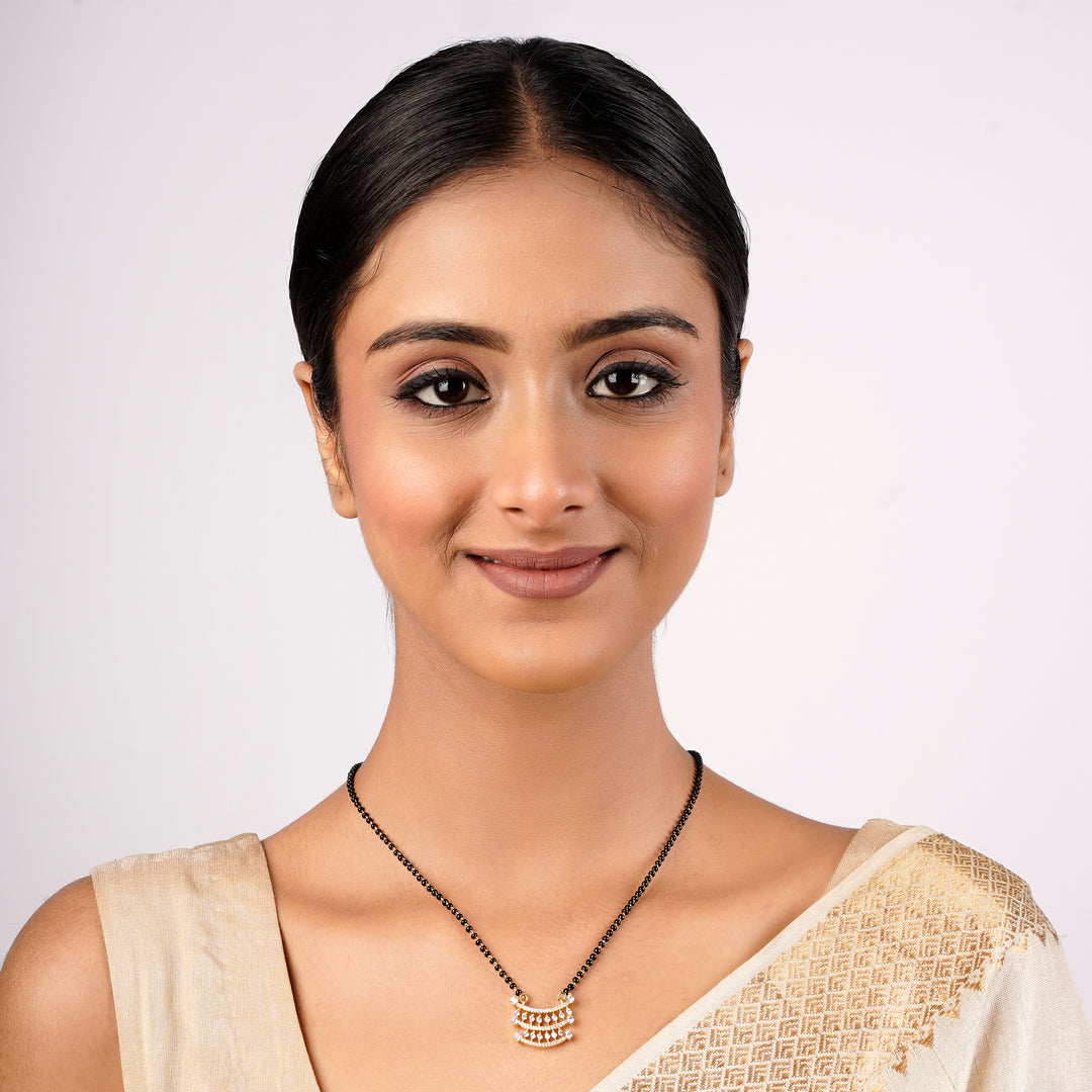 22k Gold Plated Sankranti Grishma Mangalsutra