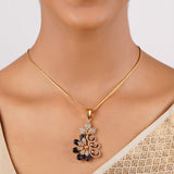 22k Gold Plated Sankranti Leher Pendant