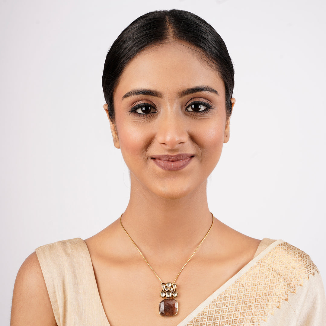 22k Gold Plated Sankranti Nandini Pendant