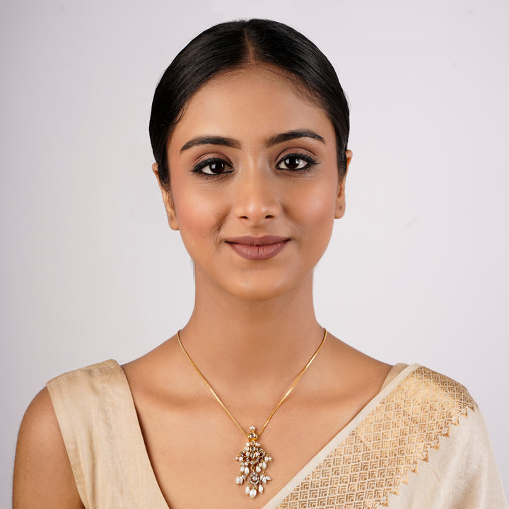 22k Gold Plated Sankranti Saanvi Pendant