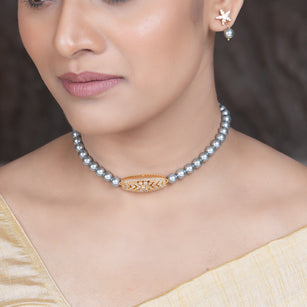 22k Gold Plated Amolya Taraka Choker Set