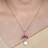 22k Gold Plated Amolya Dhanika Pendant Set